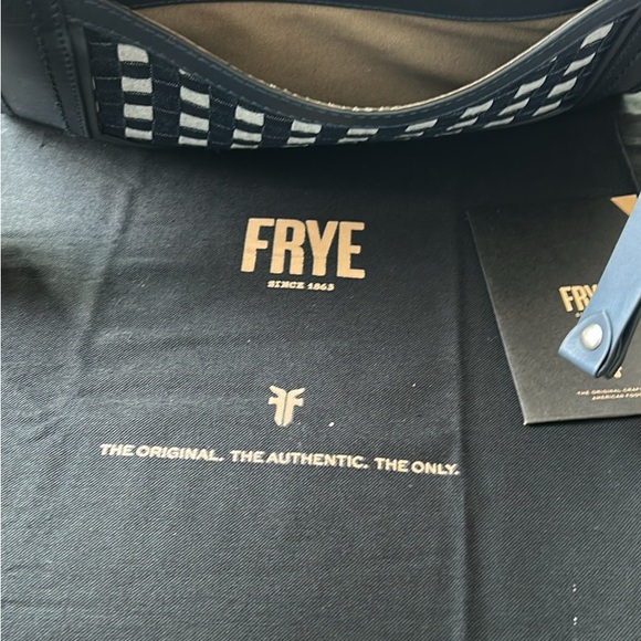 Frye Navy and Recycled Denim Women's Bag - Picture 4 of 7